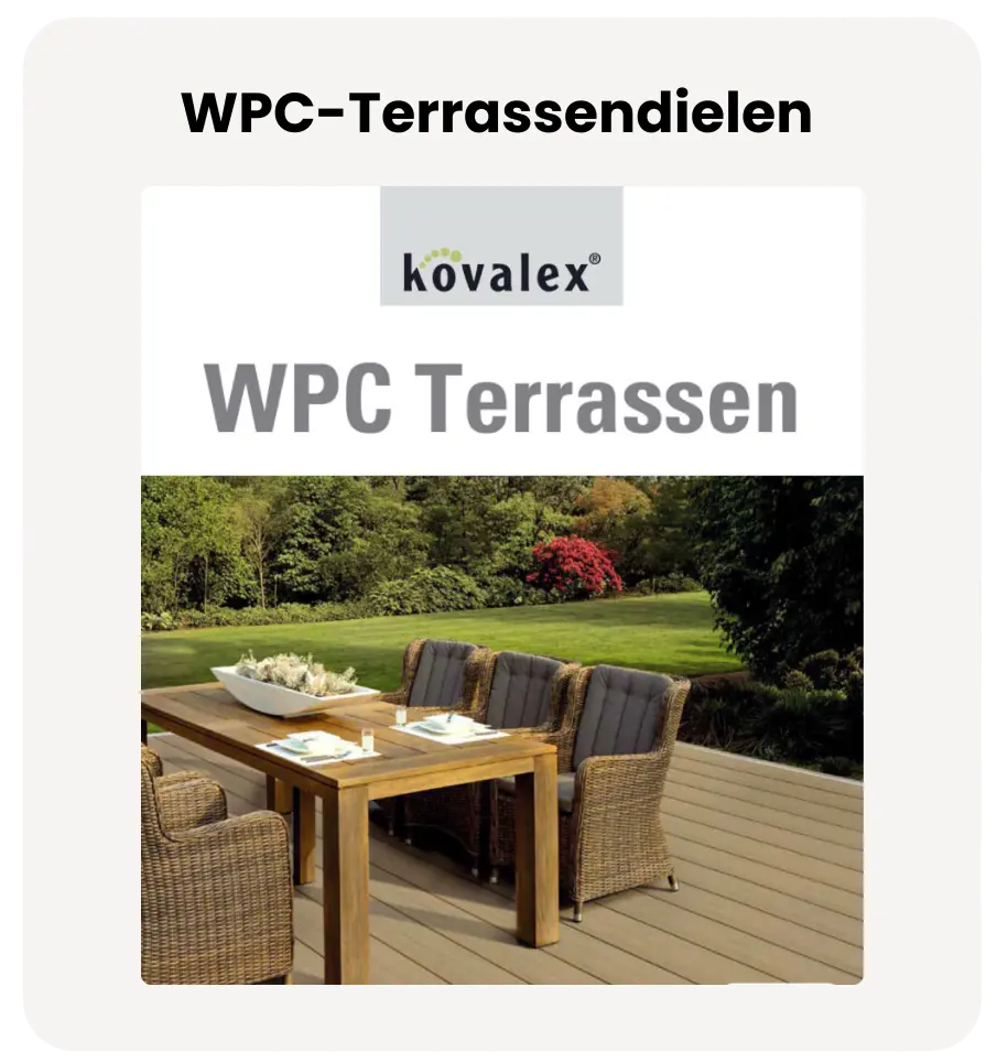 Kovalex WPC Terrassendielen Loggia Eigentumswohnung Baden